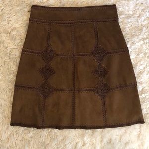 Zara Faux Suede Skirt (Paris, FR)